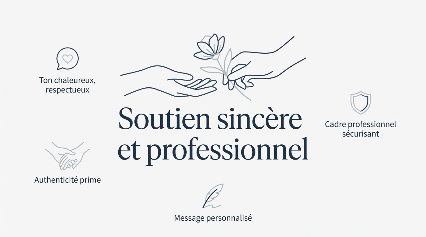 Soutien professionnel et respectueux lors d'un deuil en entreprise