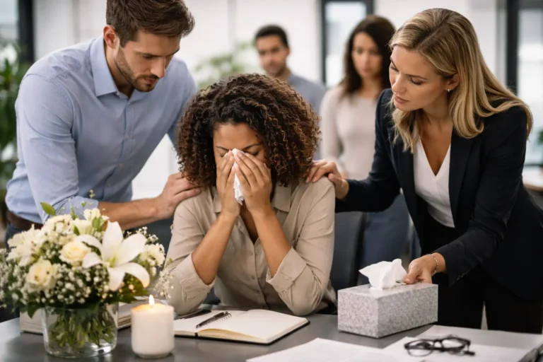 Condoléances à un collègue : exemples adaptés au milieu professionnel