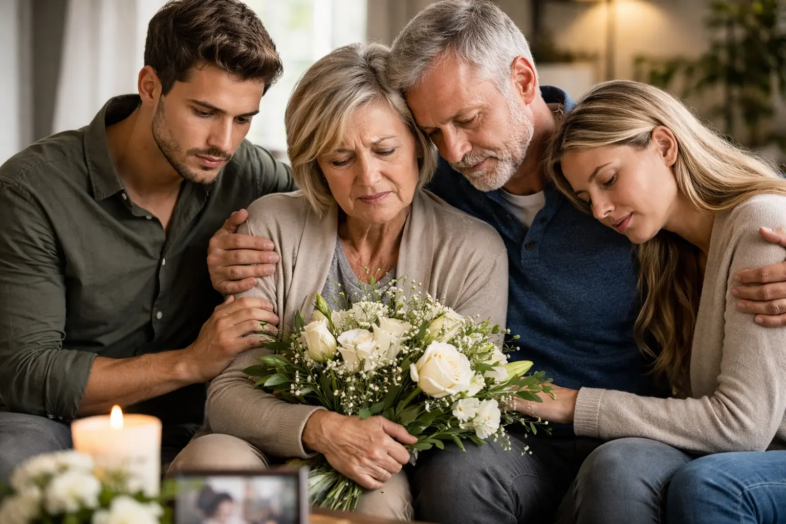 condoléances famille