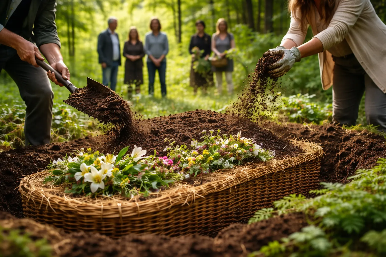 décès écologique humusation