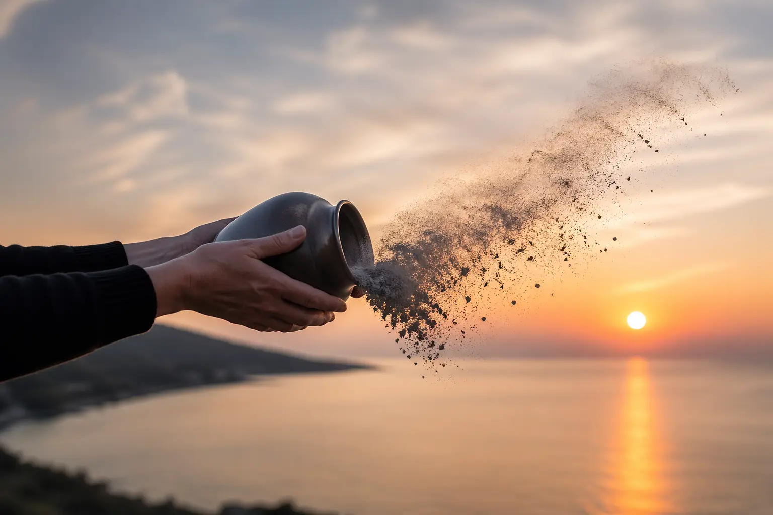 dispersion des cendres