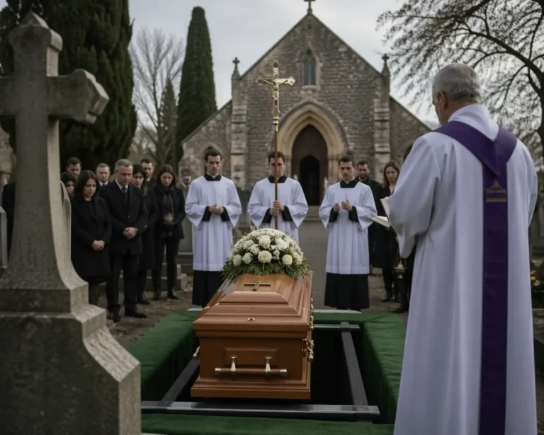 enterrement catholique