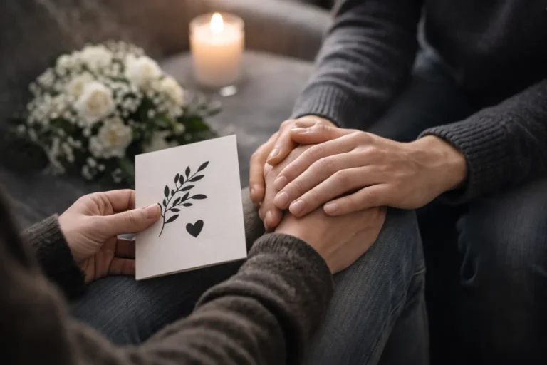 Message de soutien après un décès : comment trouver les bons mots ?